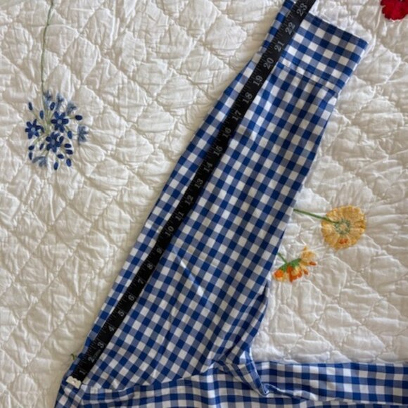 Twillory Men's Tailored Fit Blue & White Gingham Check Dress Shirt 17 32/33 - Picture 11 of 16